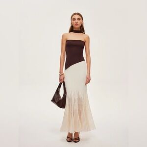 Halter Neck Knit Top Commense S CC16